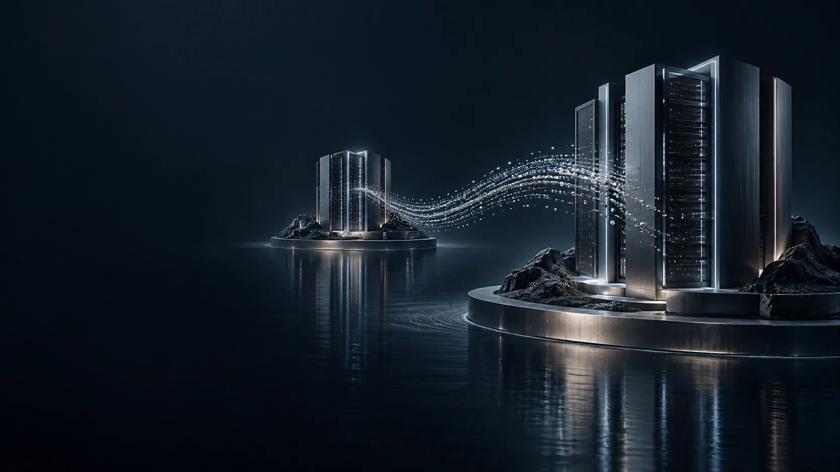 Carbonite: OpenText Availability und Migrate — konzeptionelle Technologieillustration